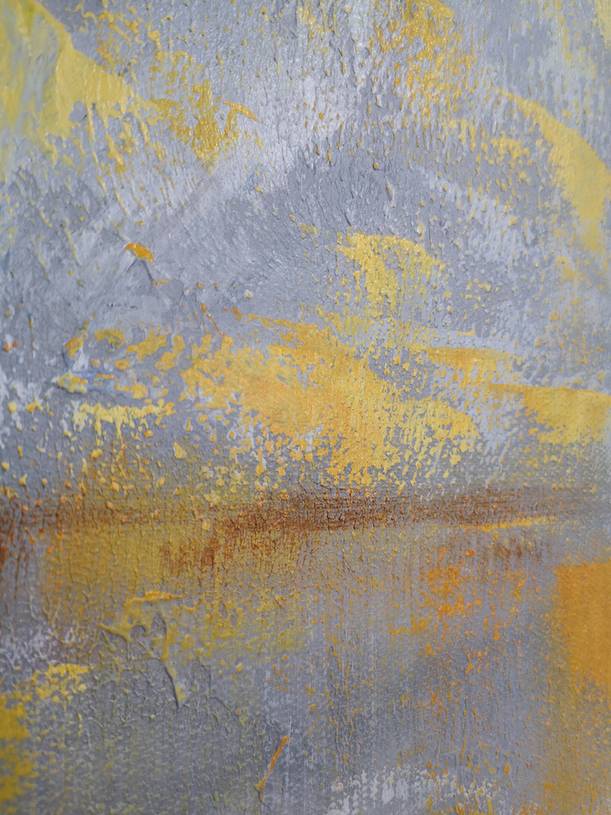 Painting Yellow Seascape Sky Abstract Canvas Wall Art P78AZ wall art